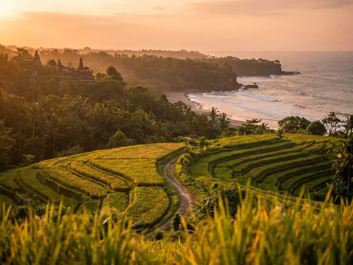 Uluwatu: district guide for events — infografika tema