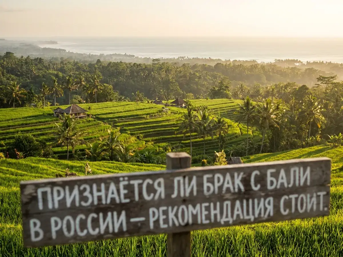 Is a Bali marriage recognized in Russia — rekomendaciya stoit