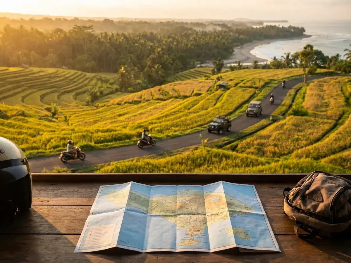 Transport in Bali: How Guests Can Get Around — guide map area