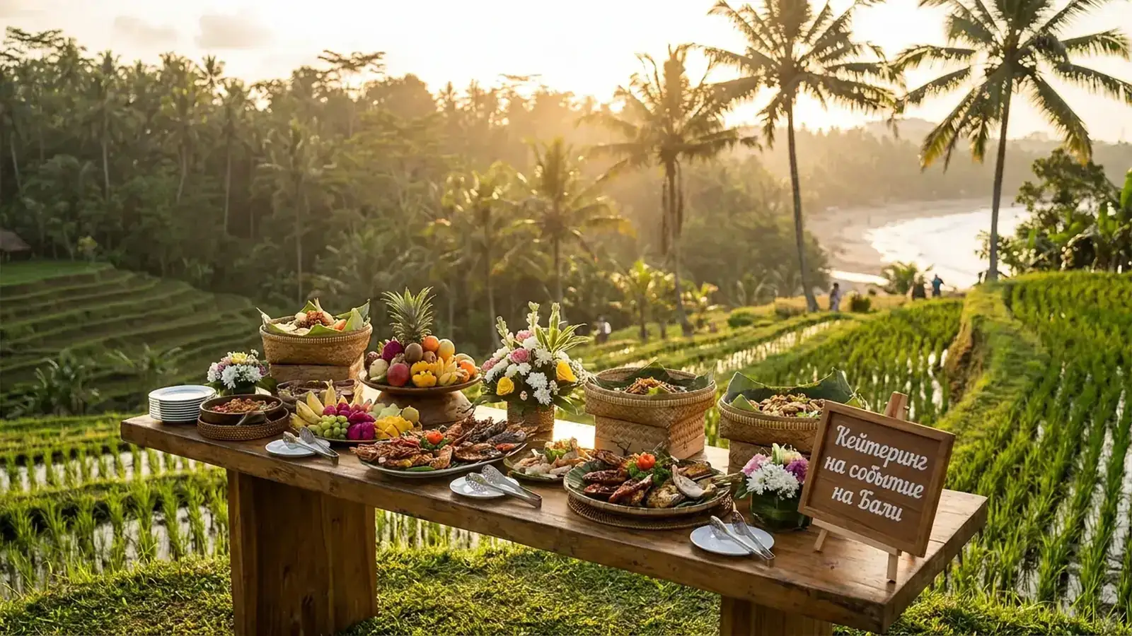 Catering für Events auf Bali