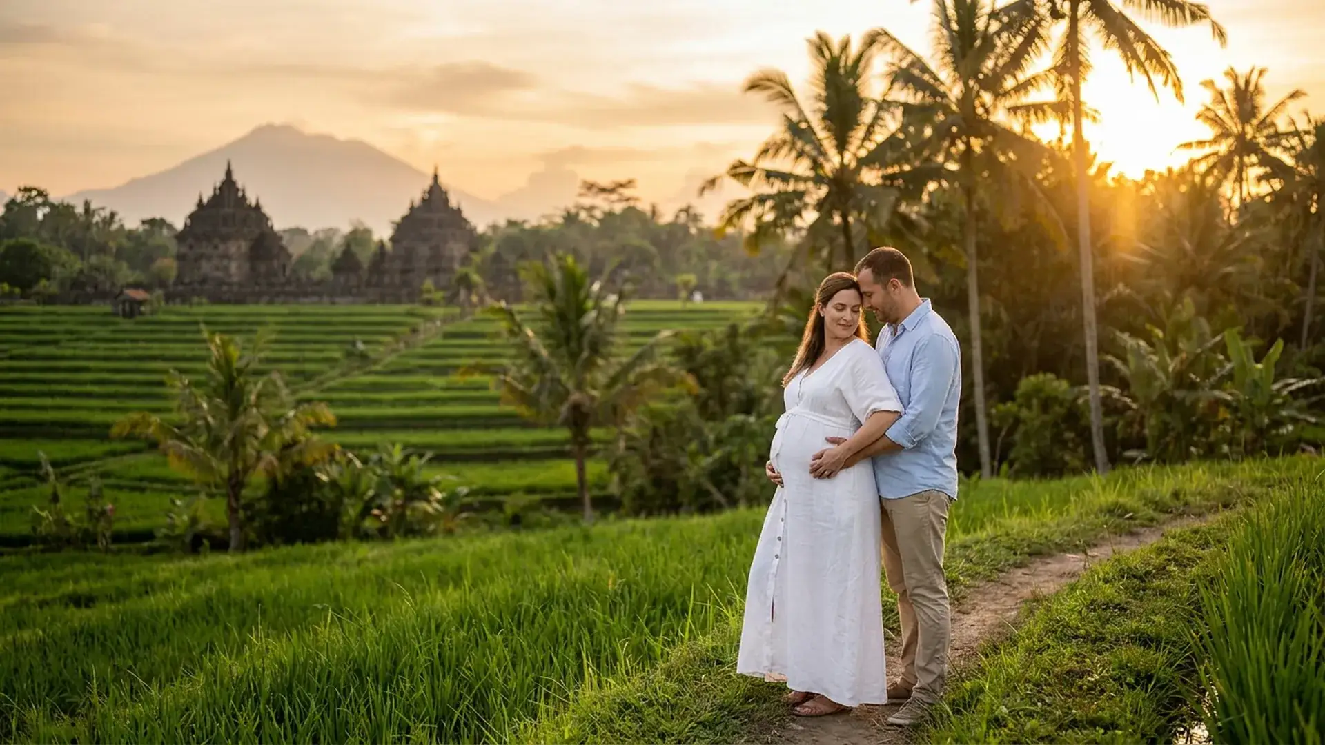 Pregnancy photoshoot in Bali