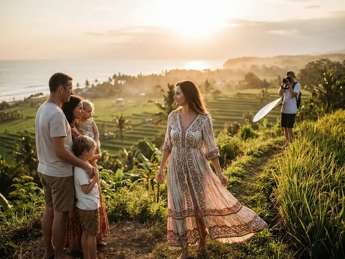 Cost of a photoshoot in Bali — detail platya