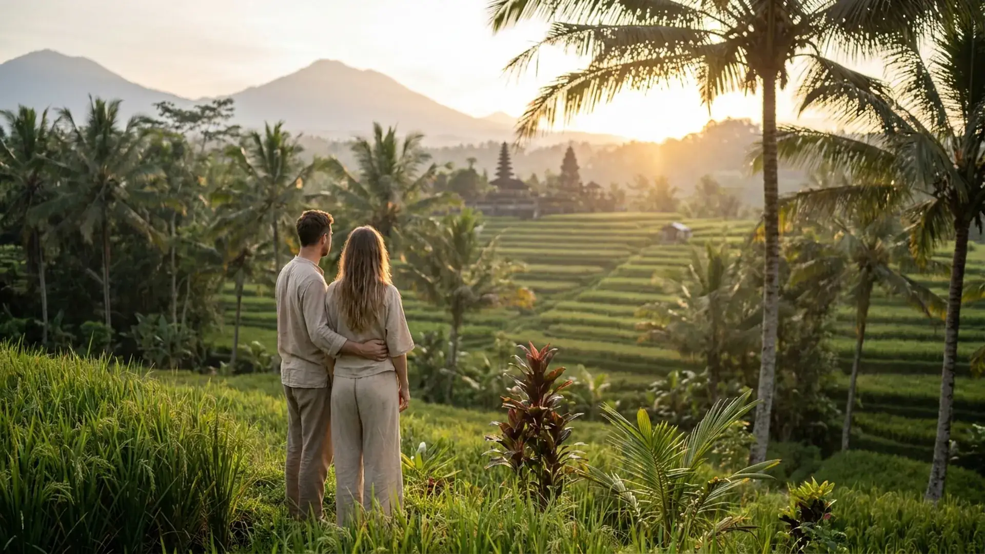 Love story photoshoot of a couple in Bali