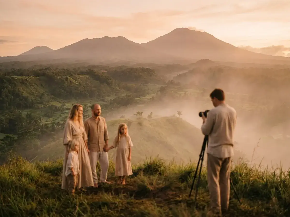 Photoshoot in Bali — para v oblakah