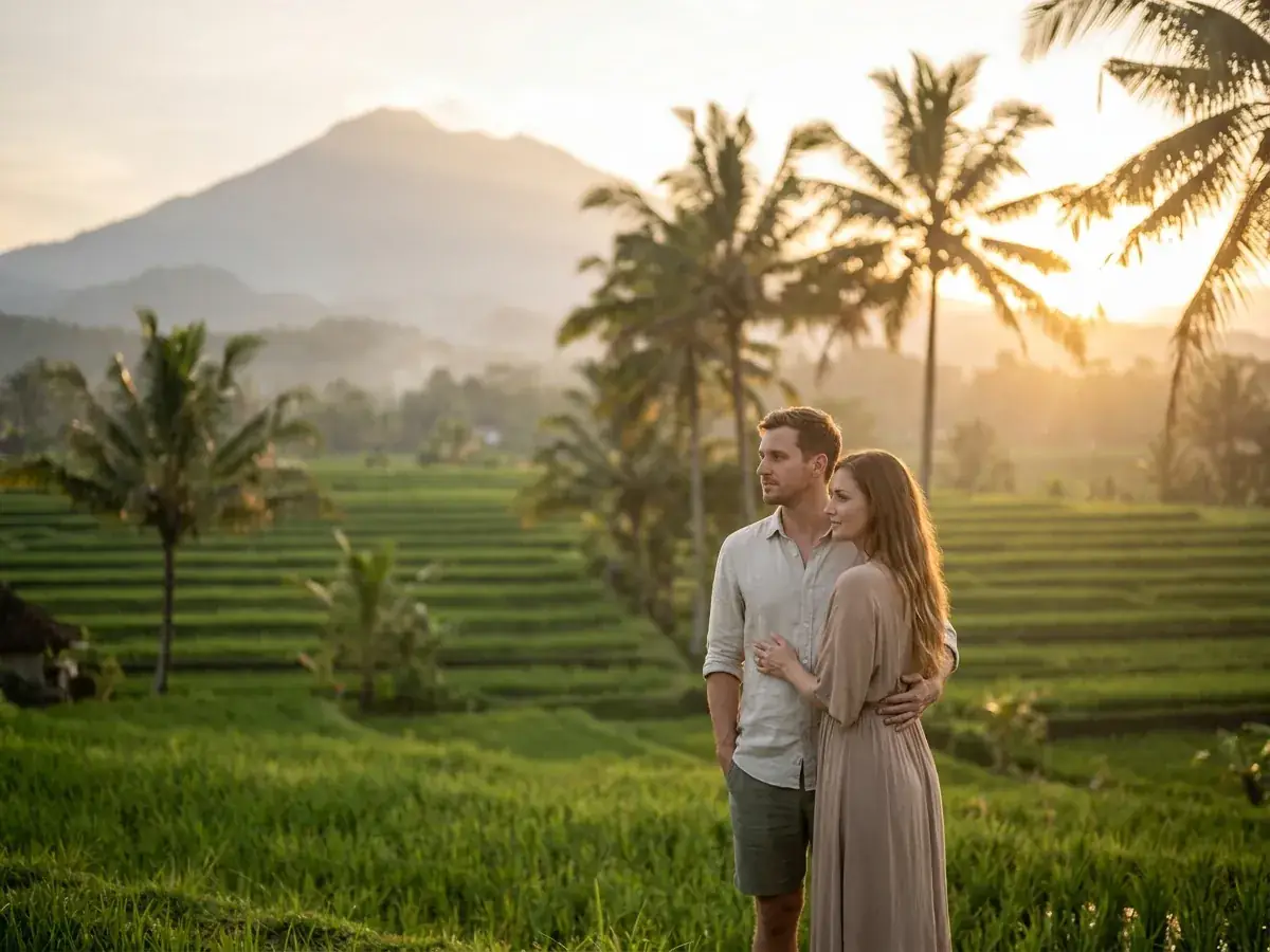 Family photoshoot in Bali — portret pary