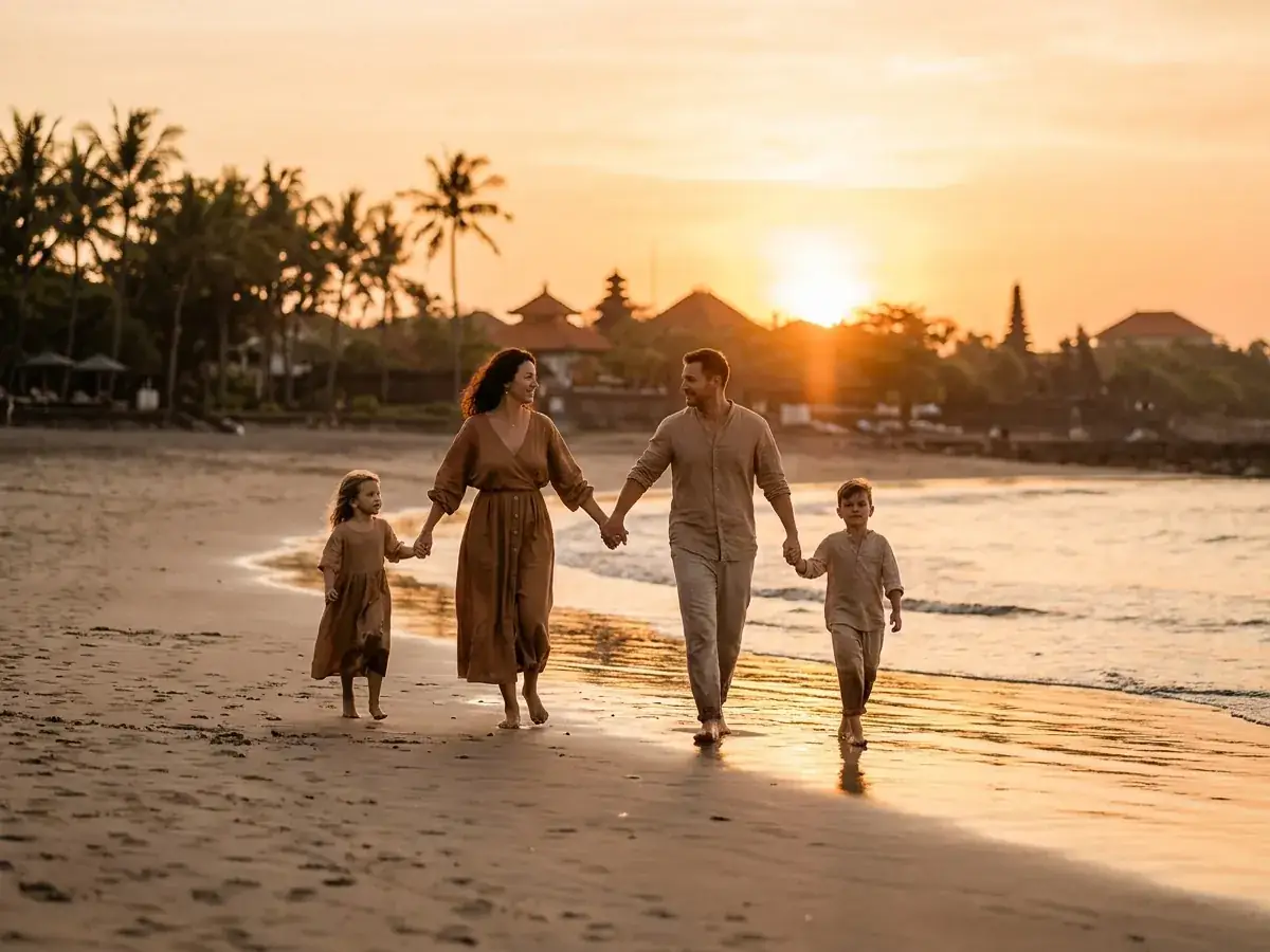 Family photoshoot in Bali — zakat bosikom