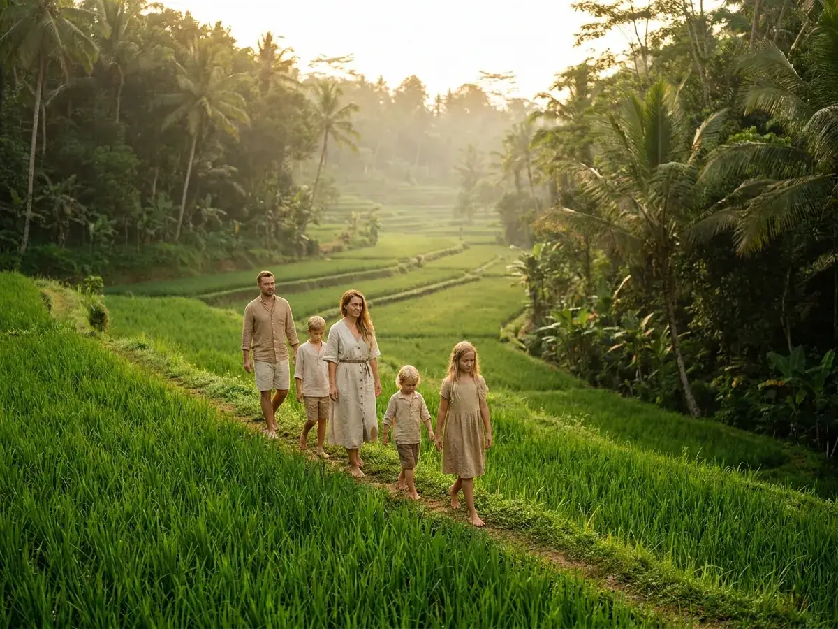 Photoshoot in the jungle and on the rice terraces of Bali — zakat bosikom