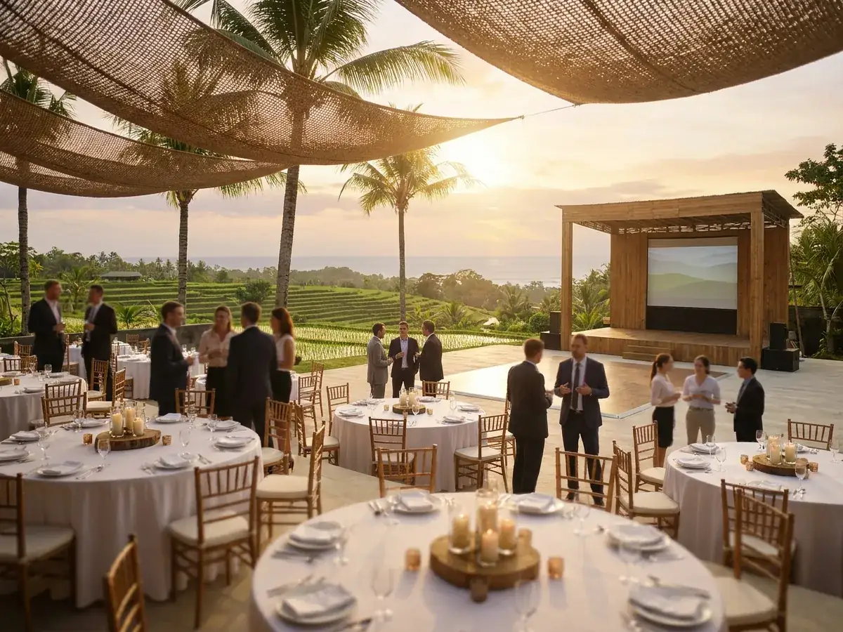 Closing documents for corporate events in Bali — konferenciya zal