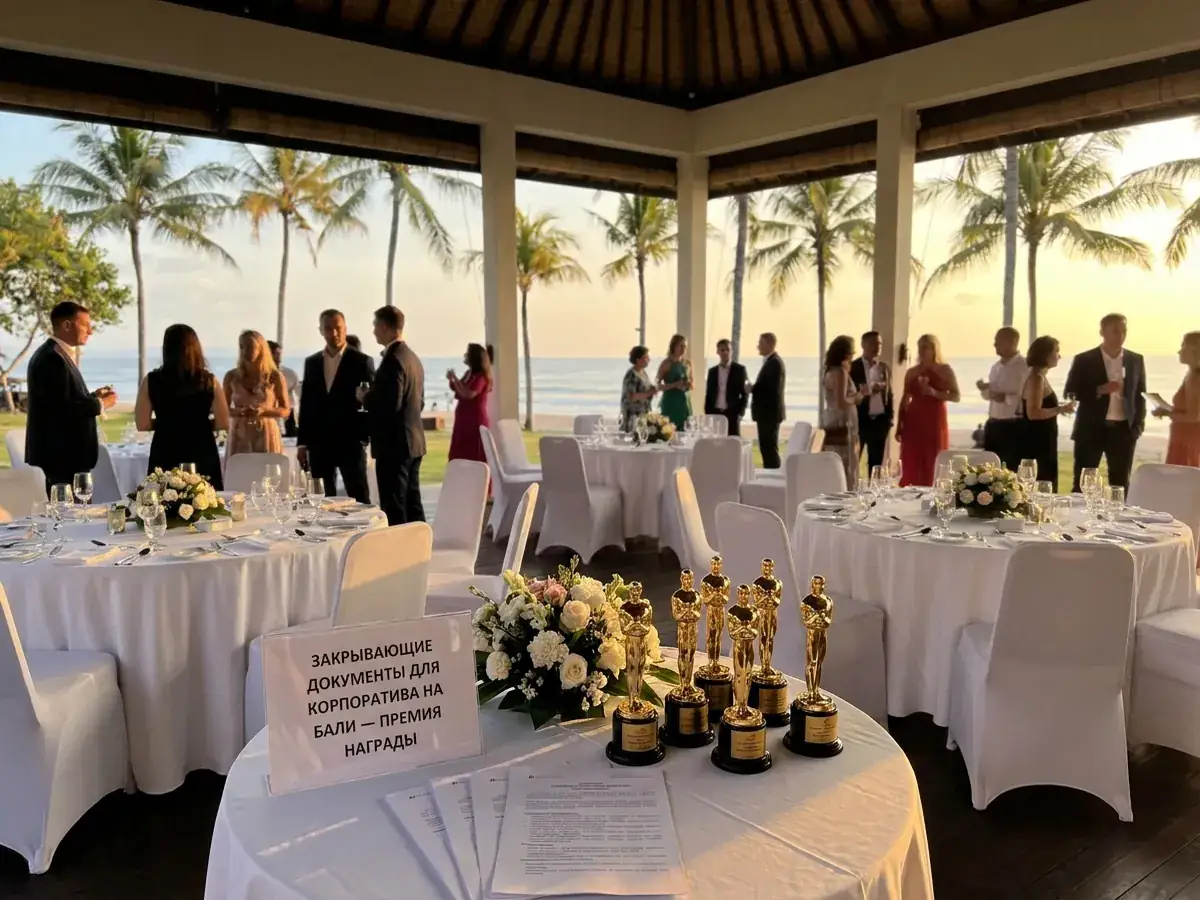 Closing documents for corporate events in Bali — premiya nagrady