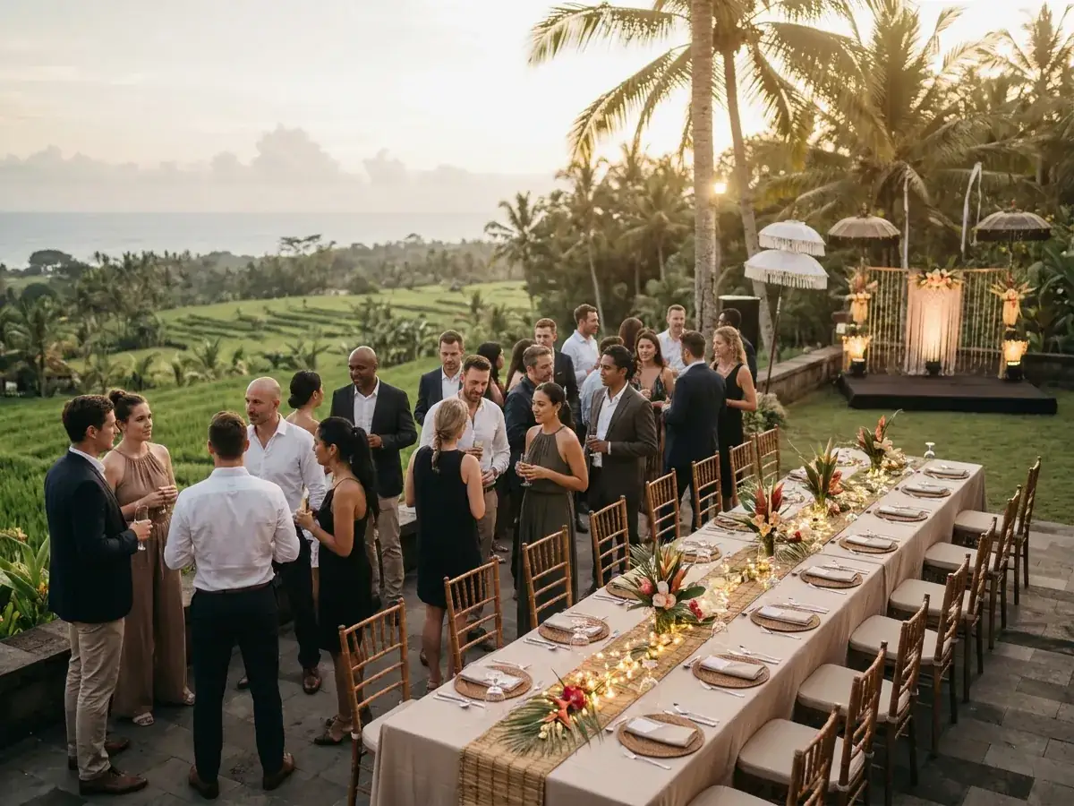 Incentive tours to Bali — team at the event