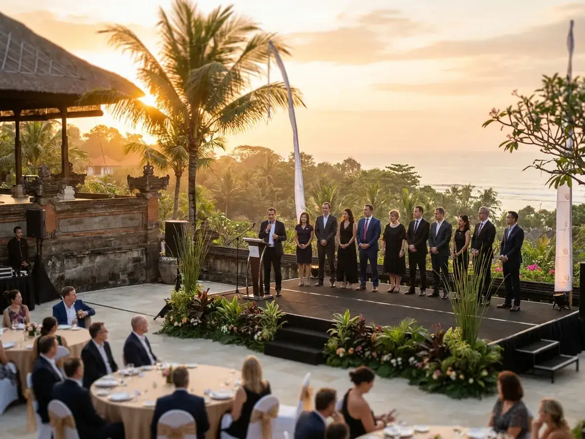 Incentive tours to Bali — stage performance