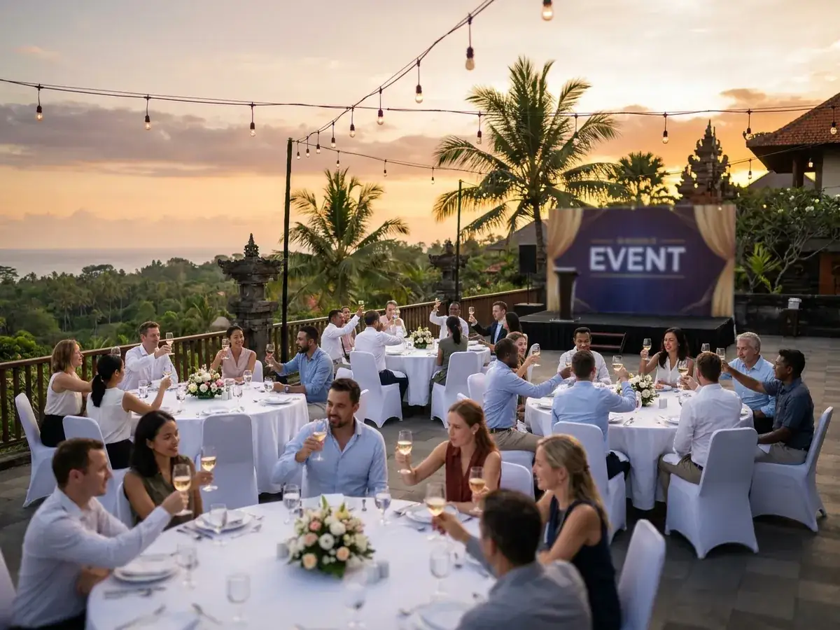 Teambuilding in Bali — conference hall