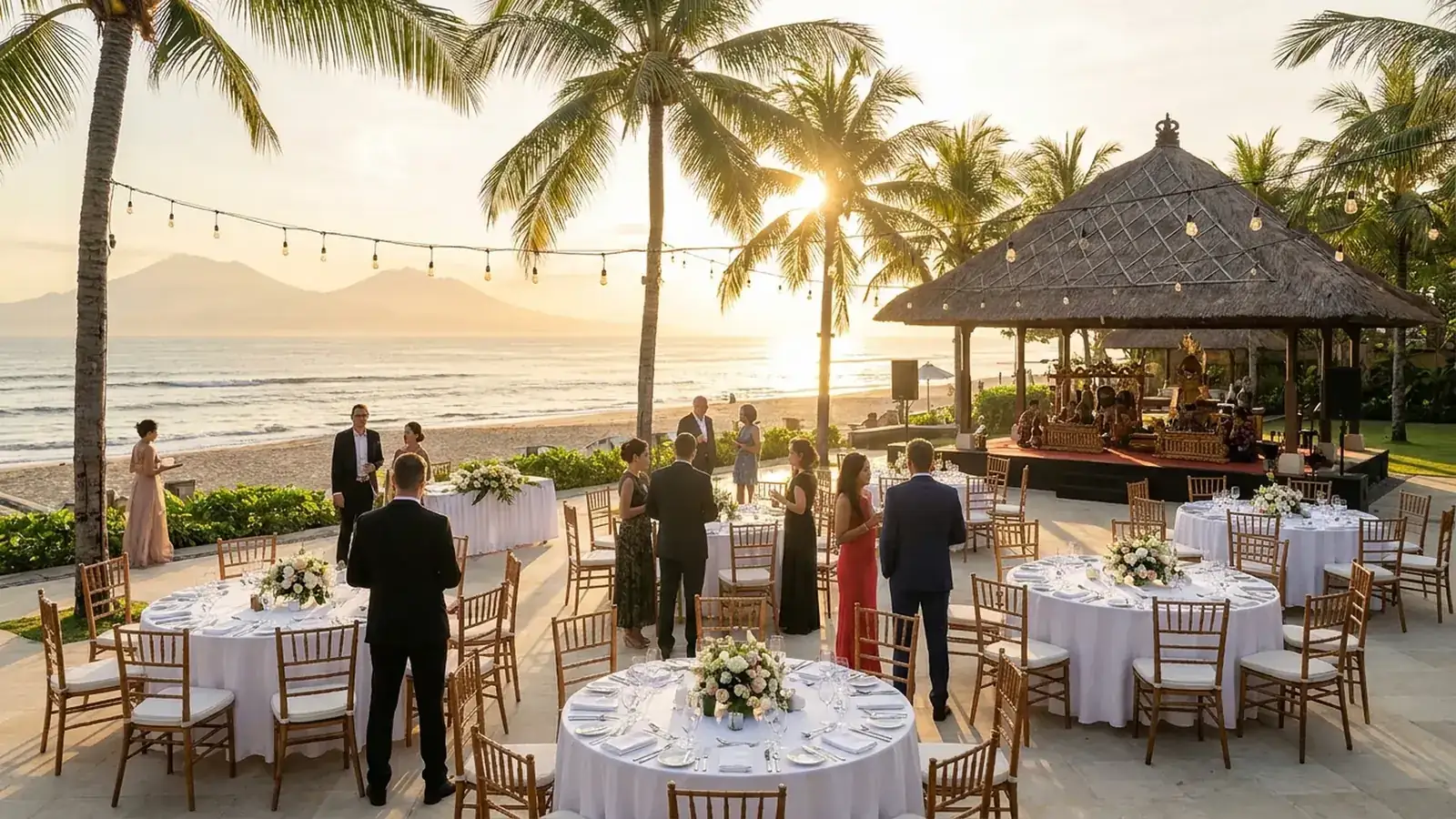 Programm für Firmenveranstaltungen — Gala-Dinner und Show auf Bali