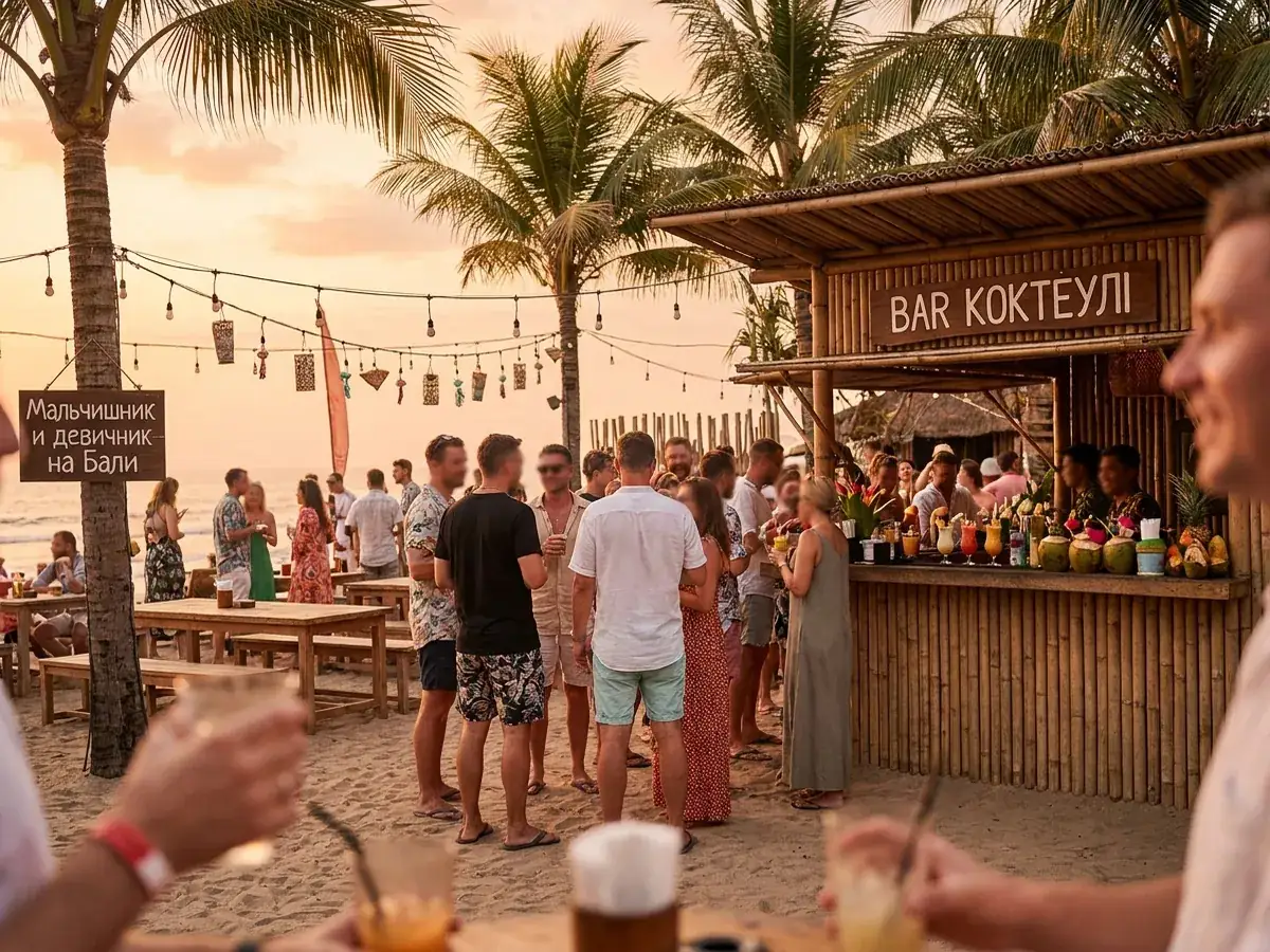 Мальчишник и девичник на Бали — bar kokteyli