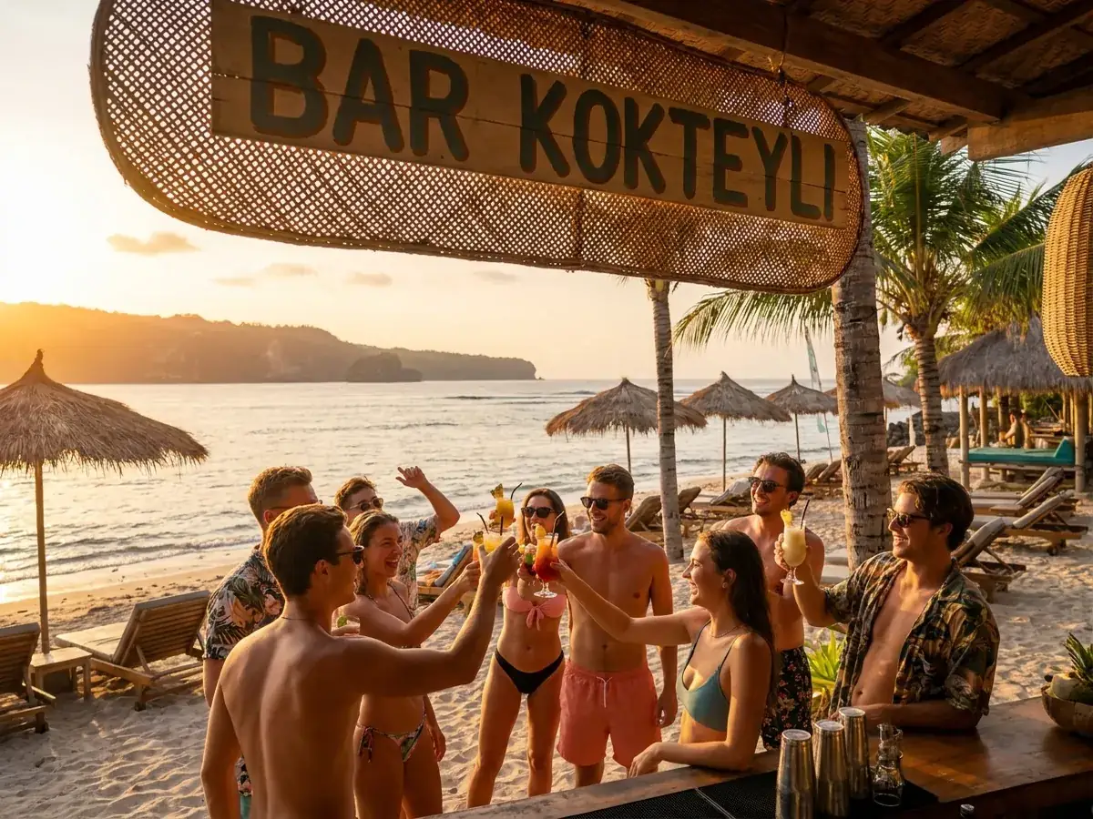 巴厘岛独身派对和闺蜜派对费用 — bar kokteyli