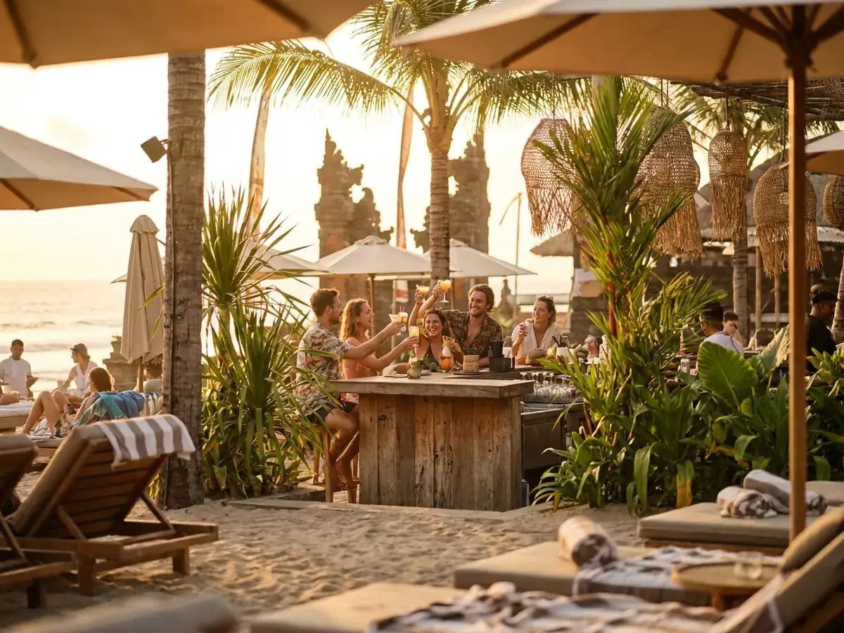 Bachelorette party in Bali — bar kokteyli