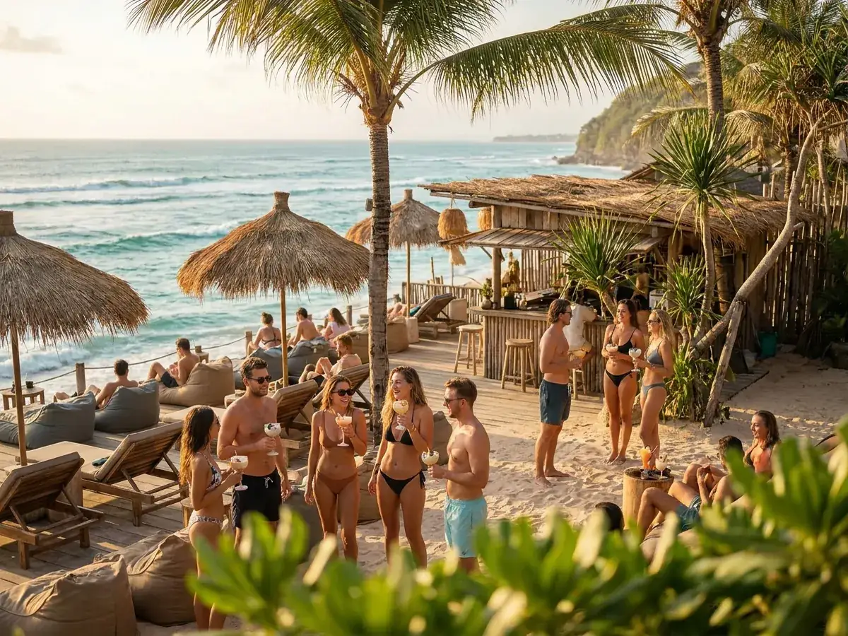 Bachelor and bachelorette party locations in Bali — bar kokteyli