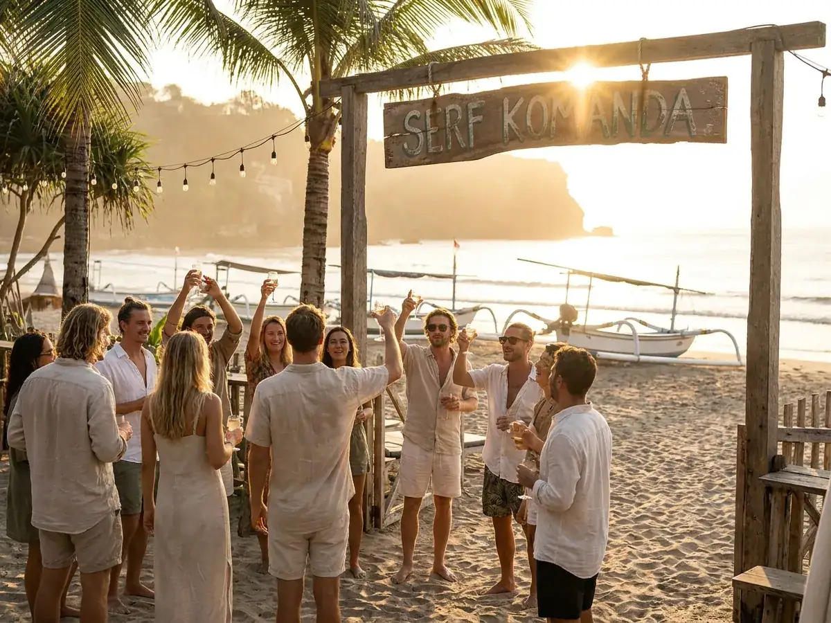 Bachelor and bachelorette party locations in Bali — serf komanda