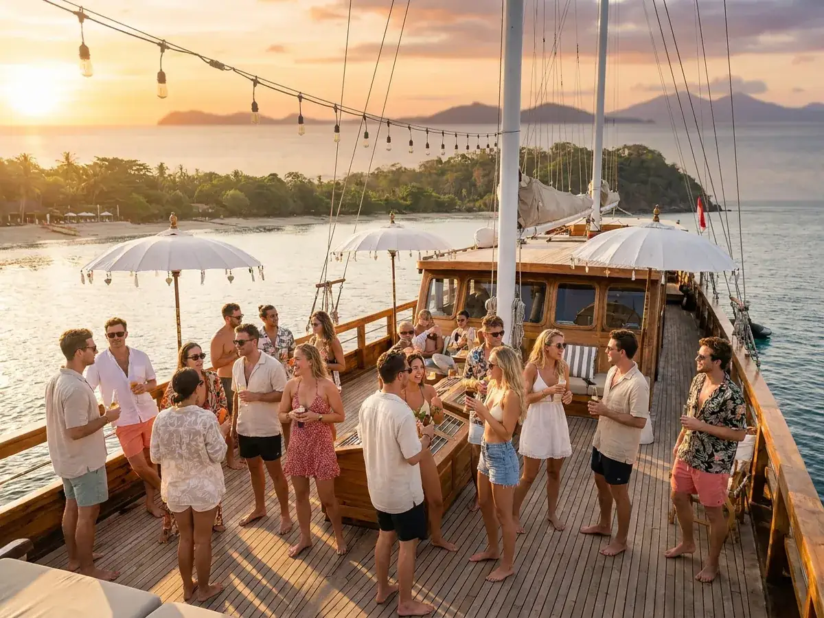 Bachelor and bachelorette party locations in Bali — yahta bord