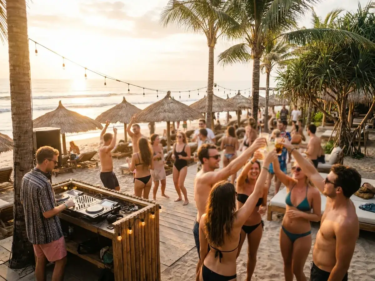 Bachelor party in Bali — didzhej vecher