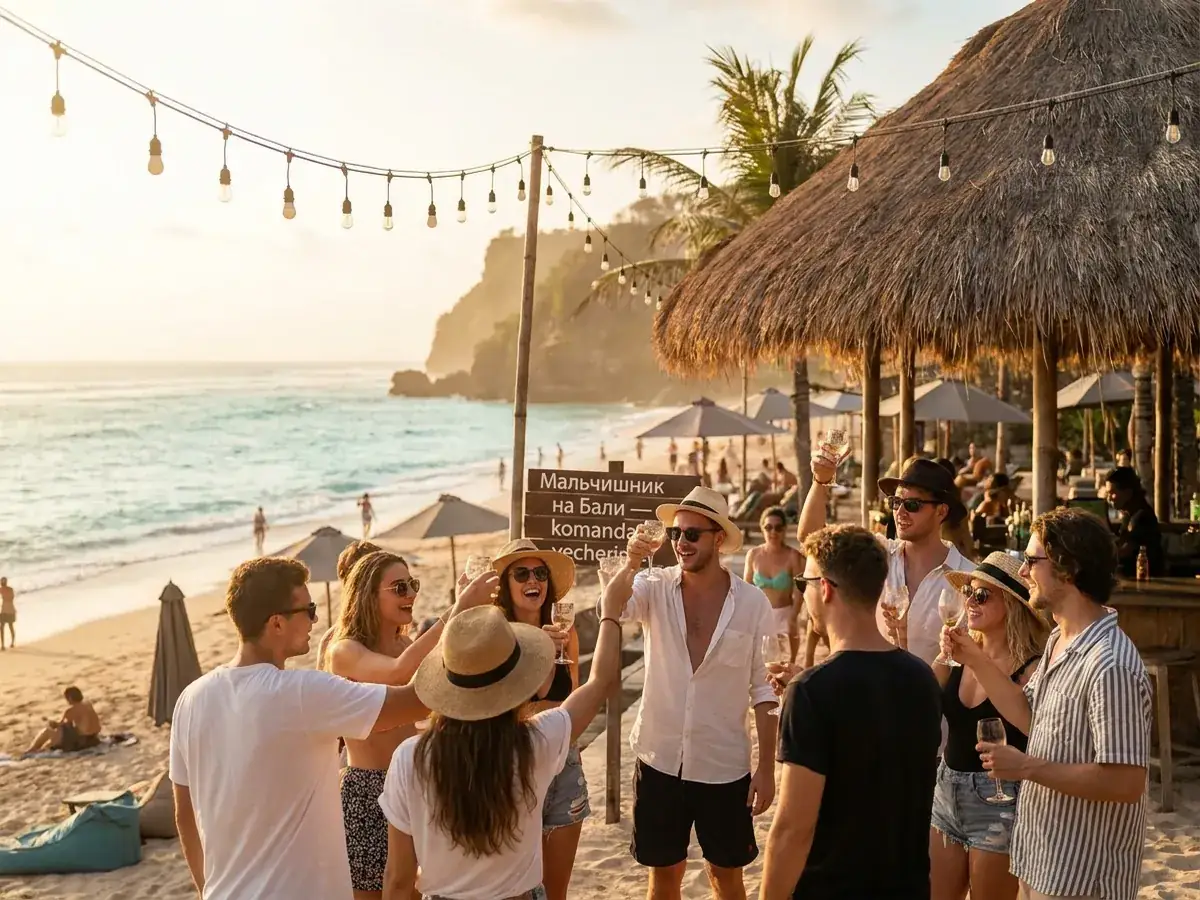 Bachelor party in Bali — komanda vecherinka