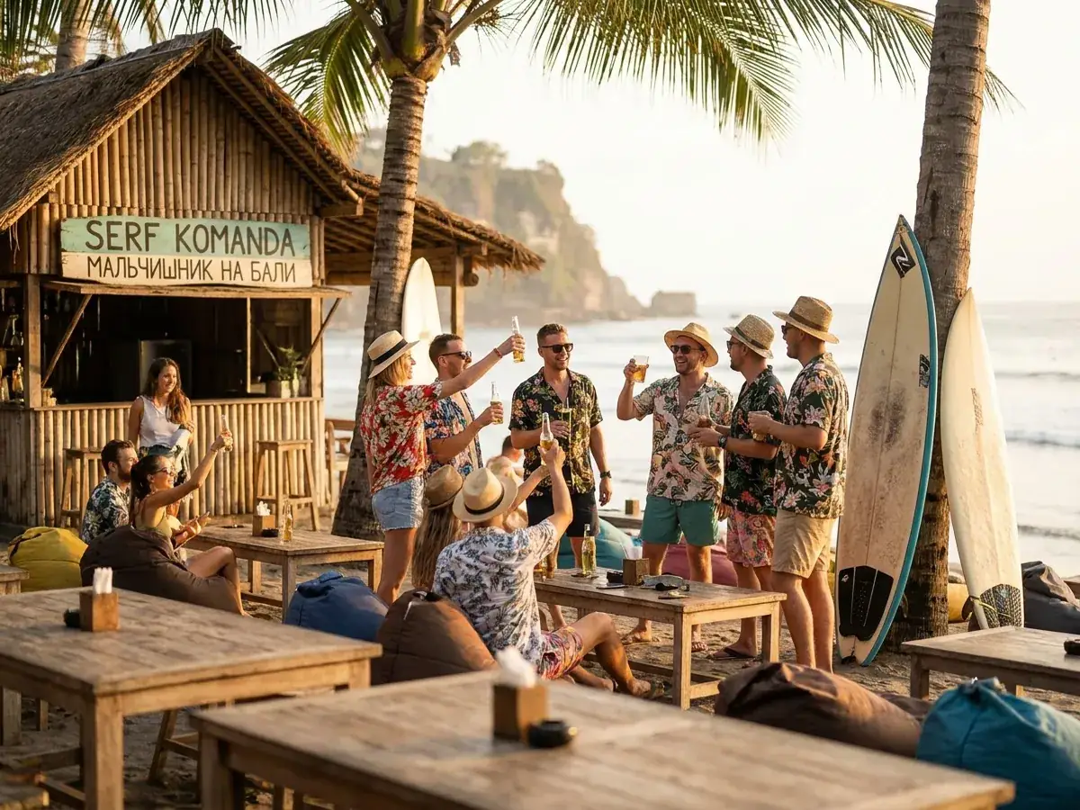 Bachelor party in Bali — serf komanda