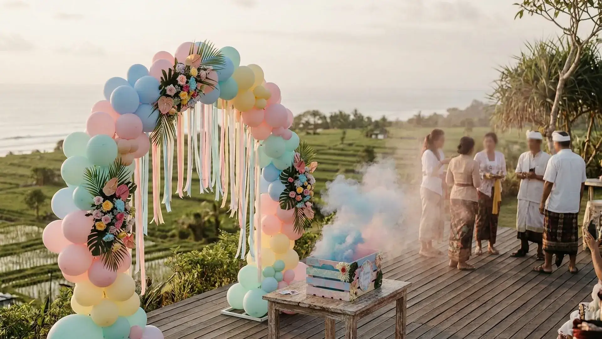 Gender-party — gender reveal in Bali