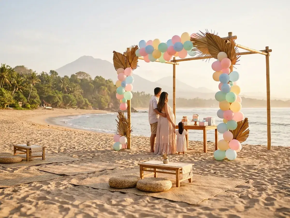 Family celebrations in Bali — mama beremennaya — photo 2