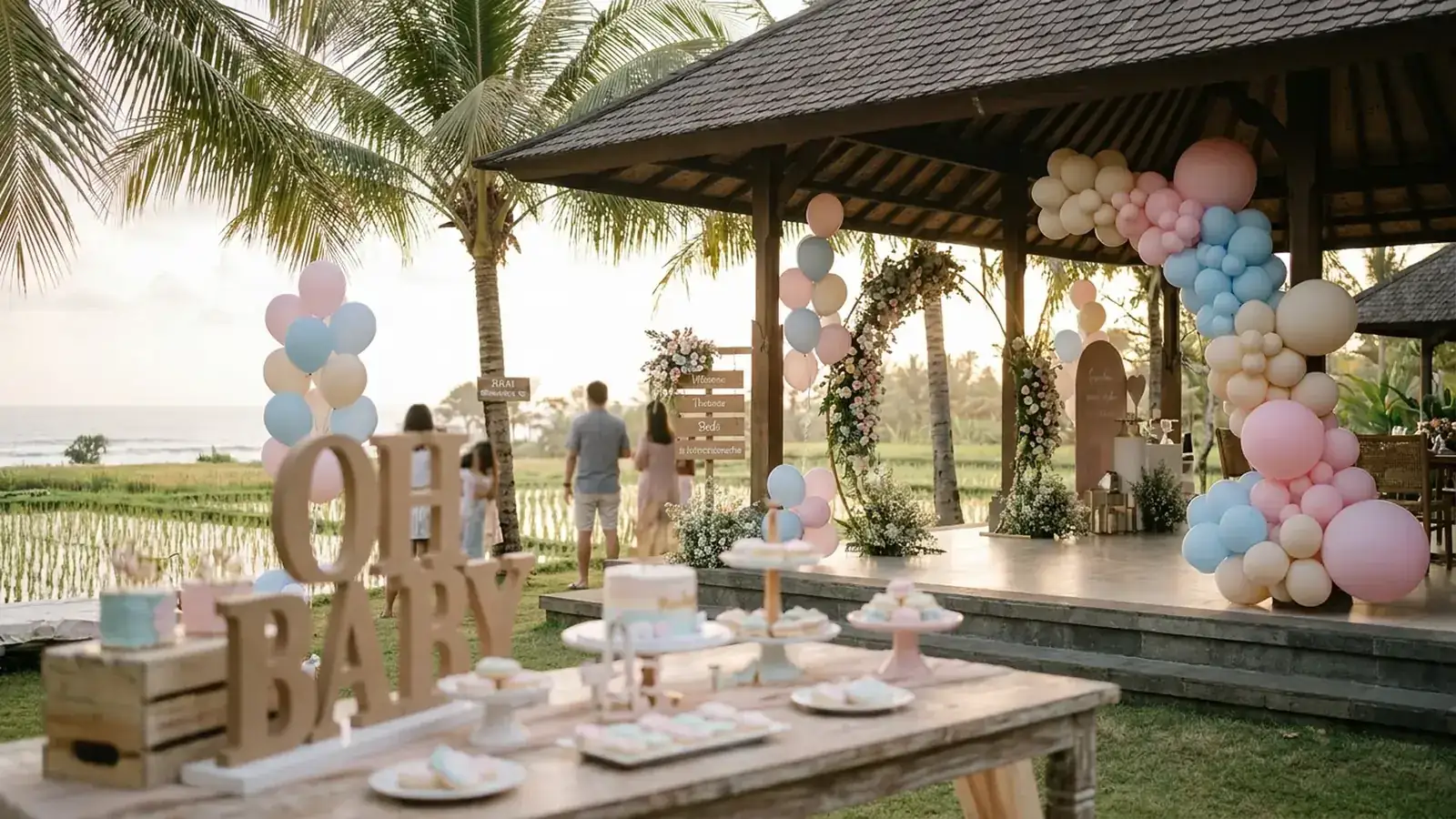 Family celebrations in Bali — gender reveal