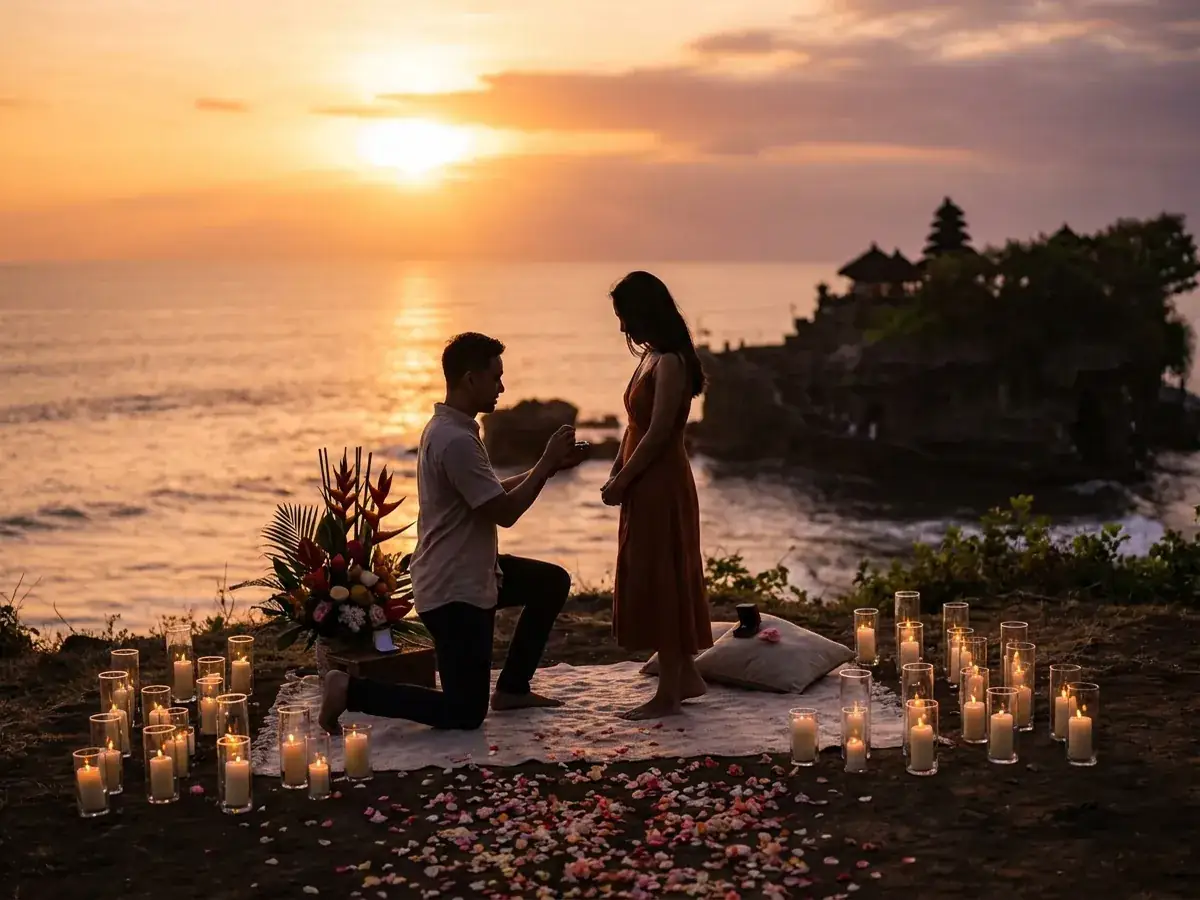 Best locations for a proposal in Bali — cvety i kolco