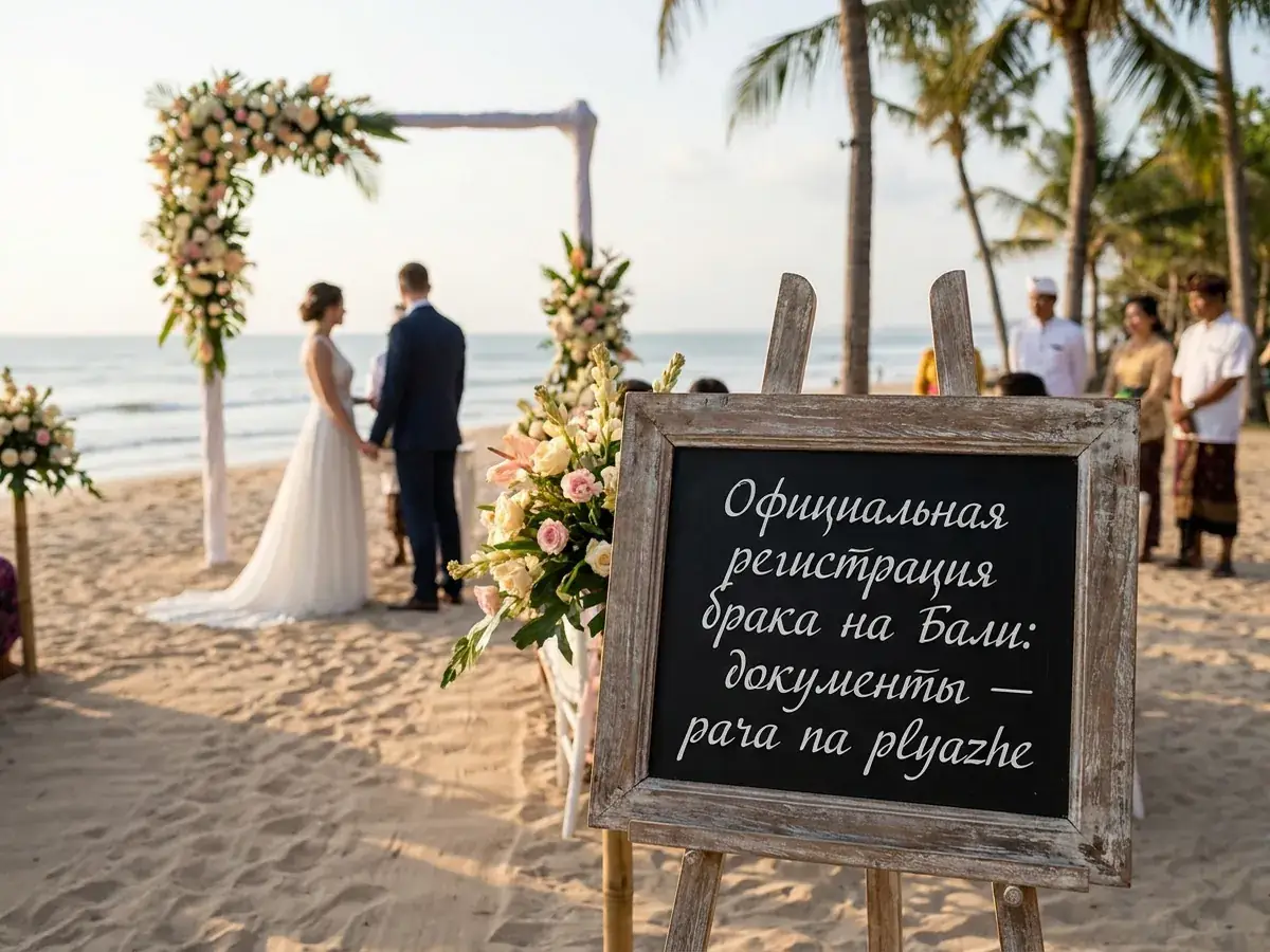 Official marriage registration in Bali: documents — para na plyazhe