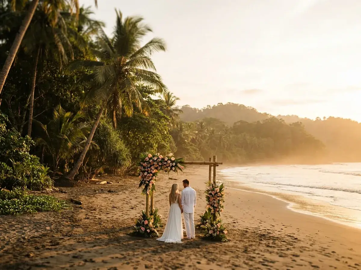 Wedding in Ubud jungles — para na plyazhe