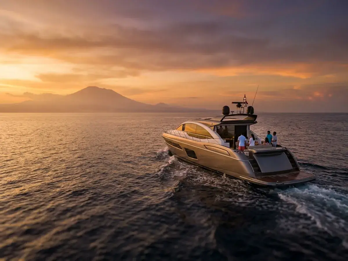 Cost of renting a yacht in Bali — yahta na volne