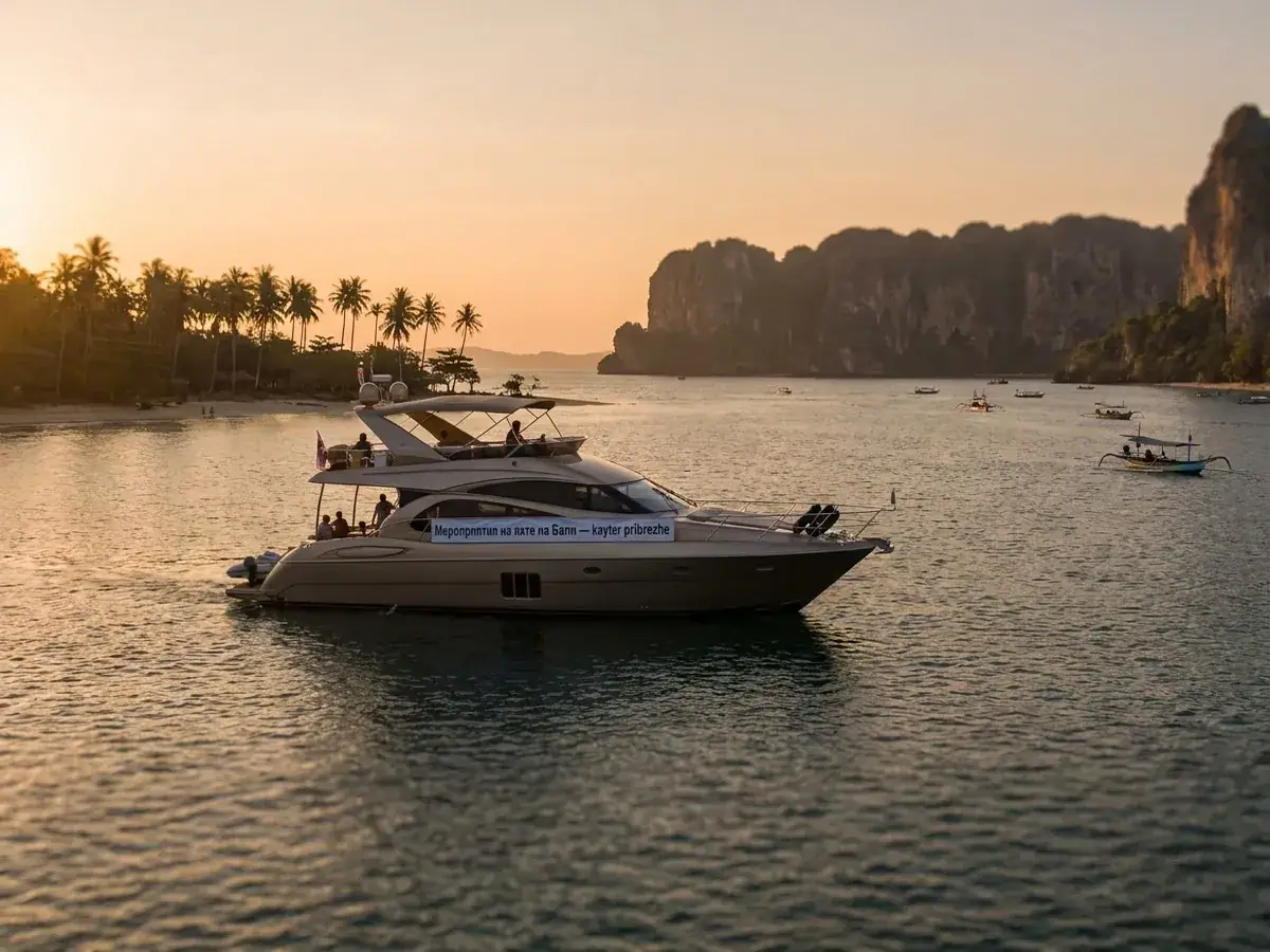 Yacht events in Bali — kayter pribrezhe